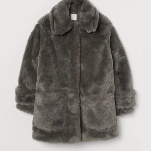 Faux fur coat